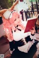 黄濑凉兔_兔半仙 Cosplay fate玉藻前女仆ver