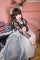 Coser@蠢沫沫 (chunmomo) Vol.041: 黑透明女仆 (44 photos)